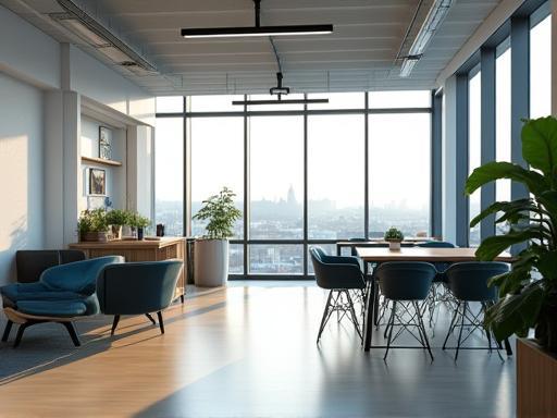 Interior view of Karriereklar Akademi office showing professional environment