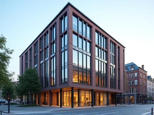 Exterior view of Karriereklar Akademi building in Copenhagen