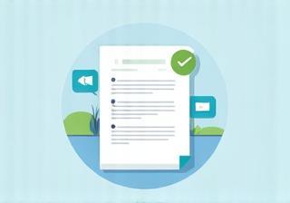 Iconography representing a CV document